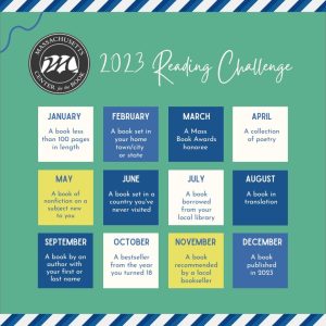 MCB Reading Challenge 2023 calendar image