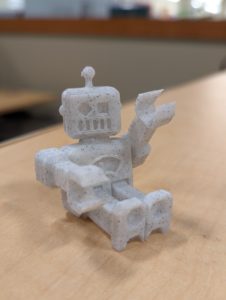 A Ready-To-Print Robot design in Marble filament