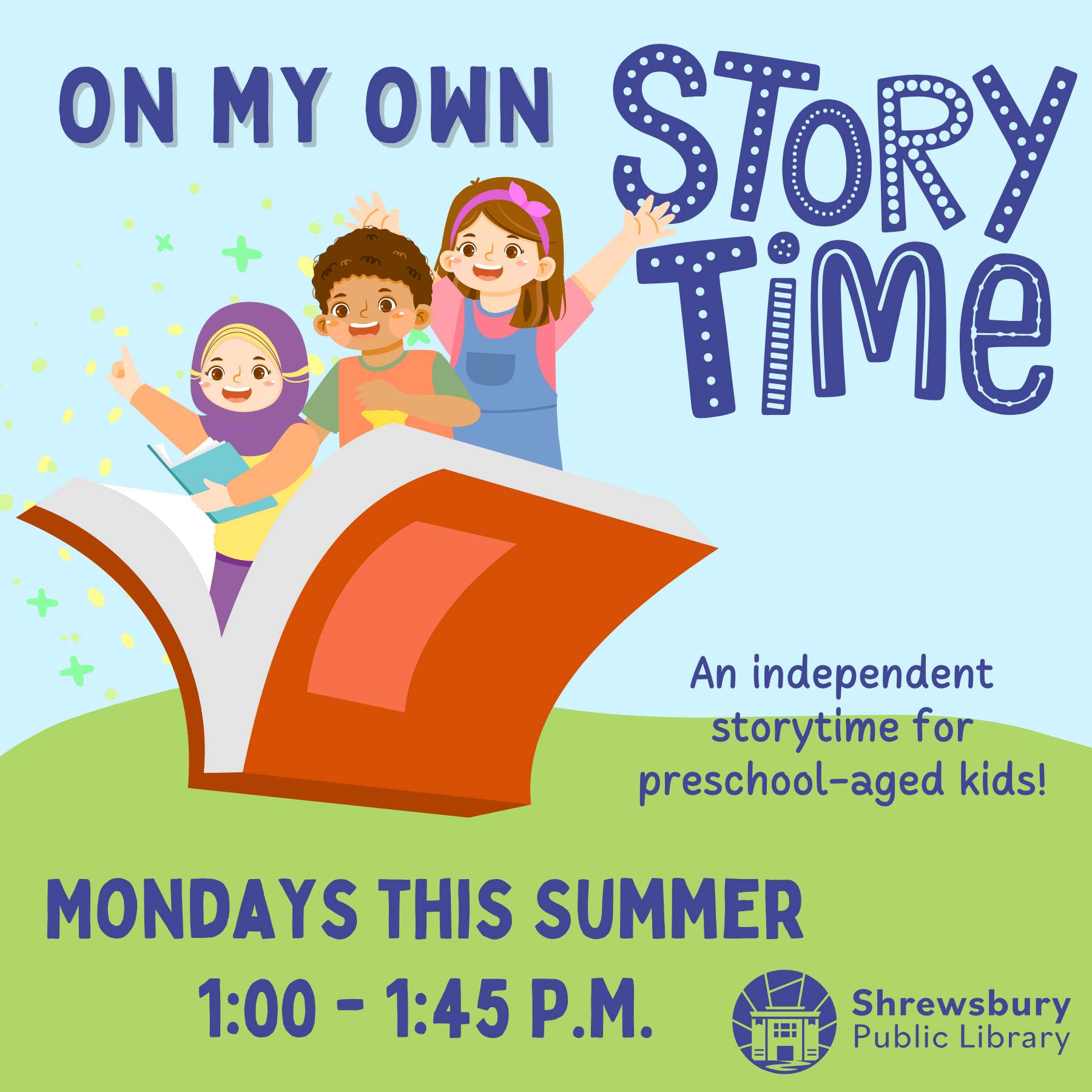 Image of flyer - On My Own Storytime