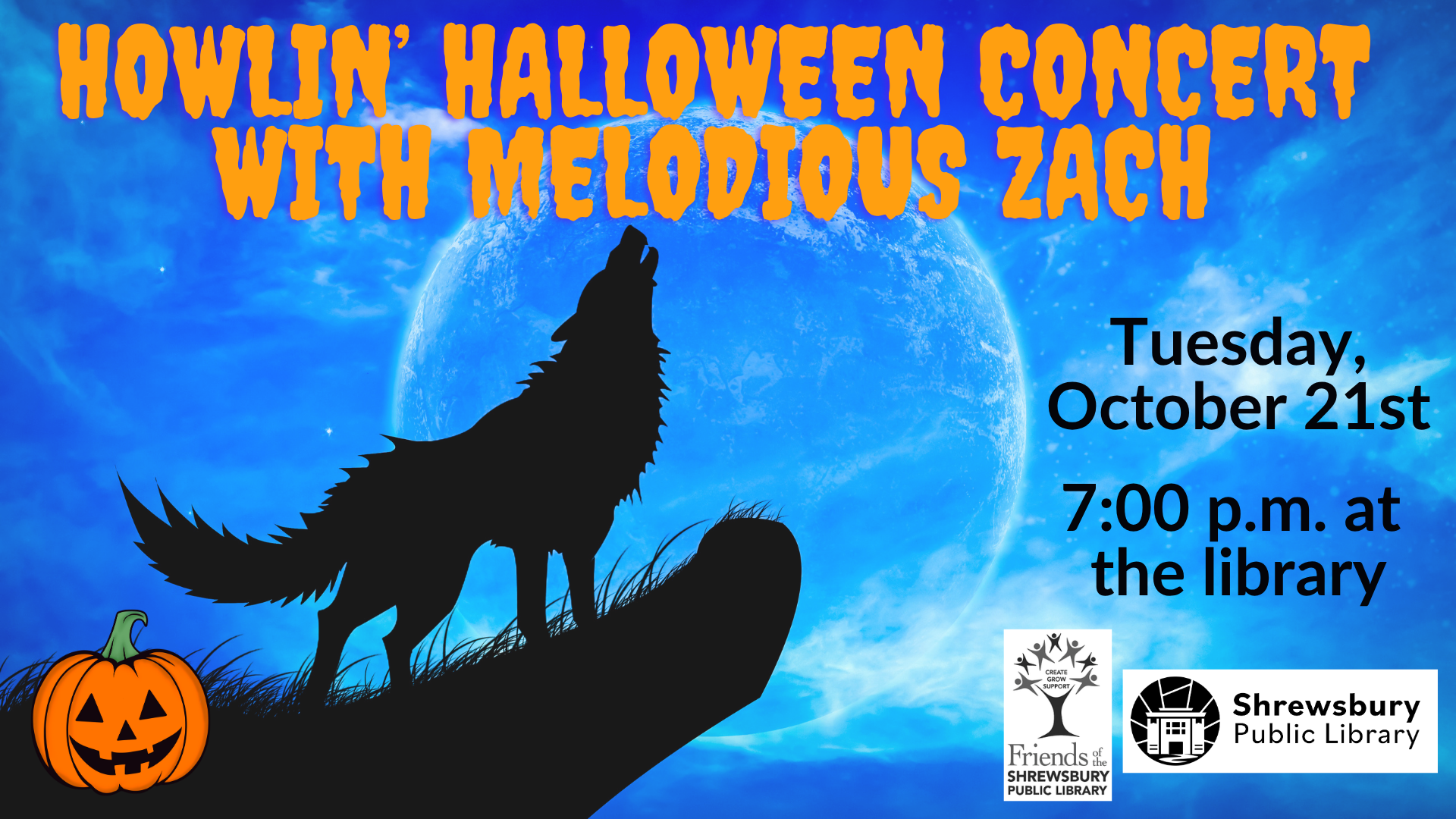 Halloween Concert at the library 10/21