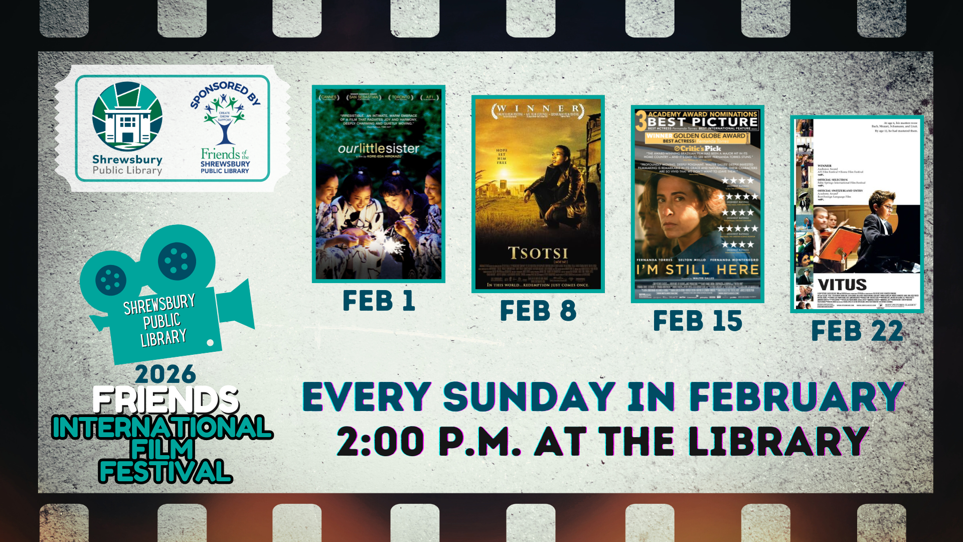 Cribbage Tournament, Wednesday December 3rd, 5:30-7:30pm at the Shrewsbury Public Library. Registration required.