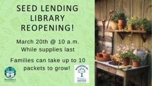 Seed Lending Library reopening