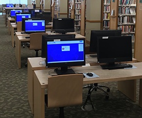Photo of the Shrewsbury Public Library Adult Computers